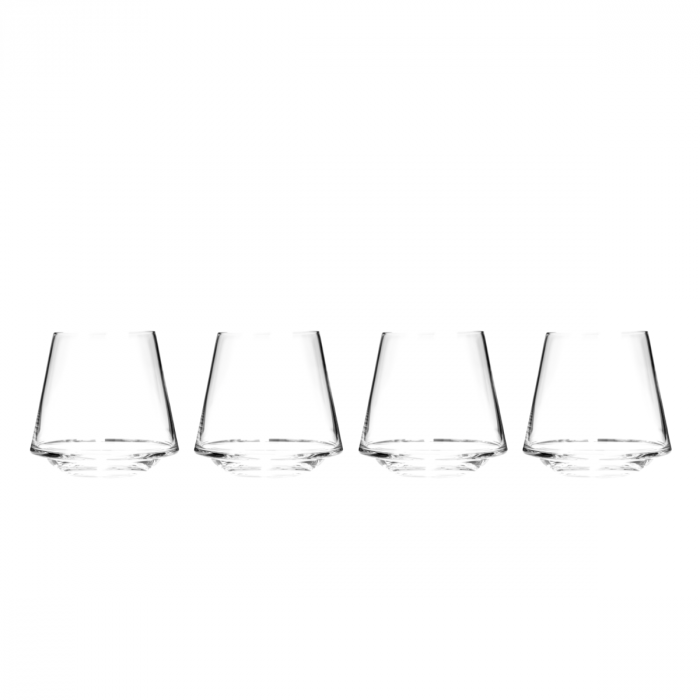 Carrol Boyes GLASS Carrol Boyes Stemless Glass Set Of 4 Edge 0G-SG-EDG-4