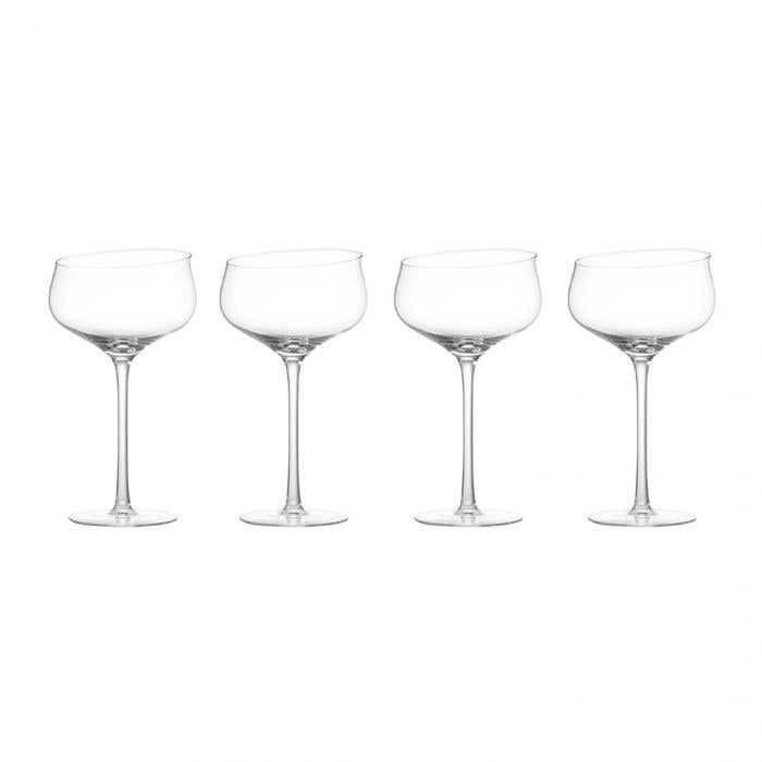Carrol Boyes GLASS Carrol Boyes Sway Champagne Coupe 300ml Set Of 4