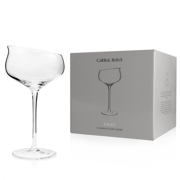 Carrol Boyes GLASS Carrol Boyes Sway Champagne Coupe 300ml Set Of 4