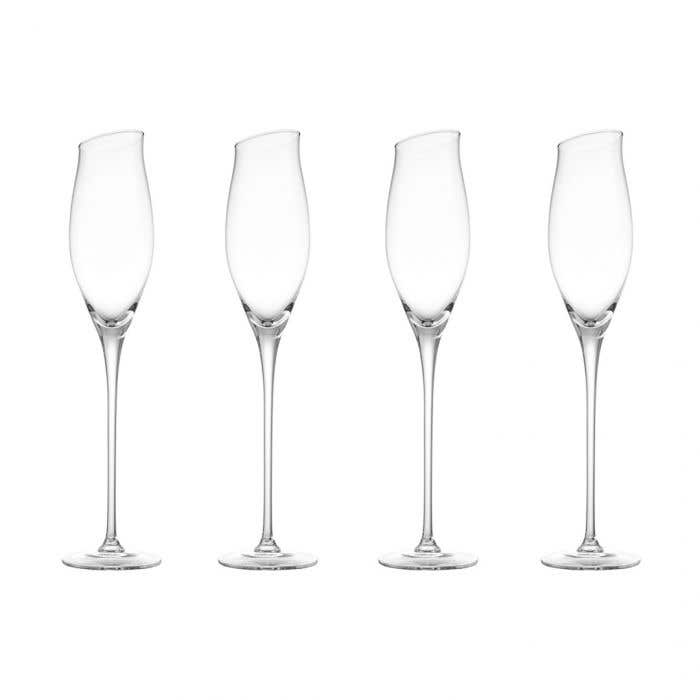 Carrol Boyes GLASS Carrol Boyes Sway Champagne Flute 200ml Set Of 4 (7895545217113)