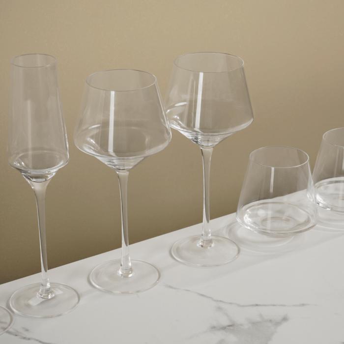 Carrol Boyes GLASS Carrol Boyes Wine Glass Set Of 4 Edge 0G-WG-EDG-4 (7526098206809)