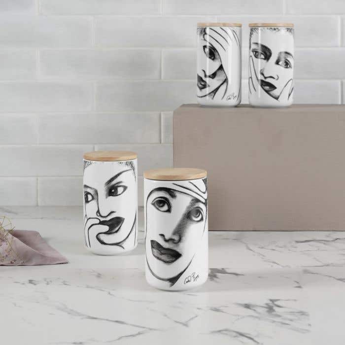 Carrol Boyes MUG Carrol Boyes Canister Large Wait A Second 0P-CANL-WAS-L (7526095781977)