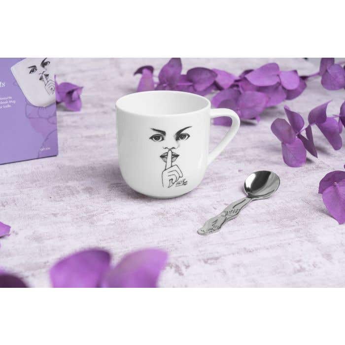 Carrol Boyes MUG Carrol Boyes  It's A Secret! Mug Set Of 4 (7433389375577)