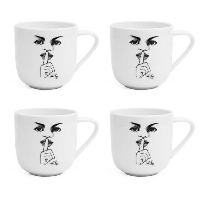 Carrol Boyes MUG Carrol Boyes  It's A Secret! Mug Set Of 4 (7433389375577)