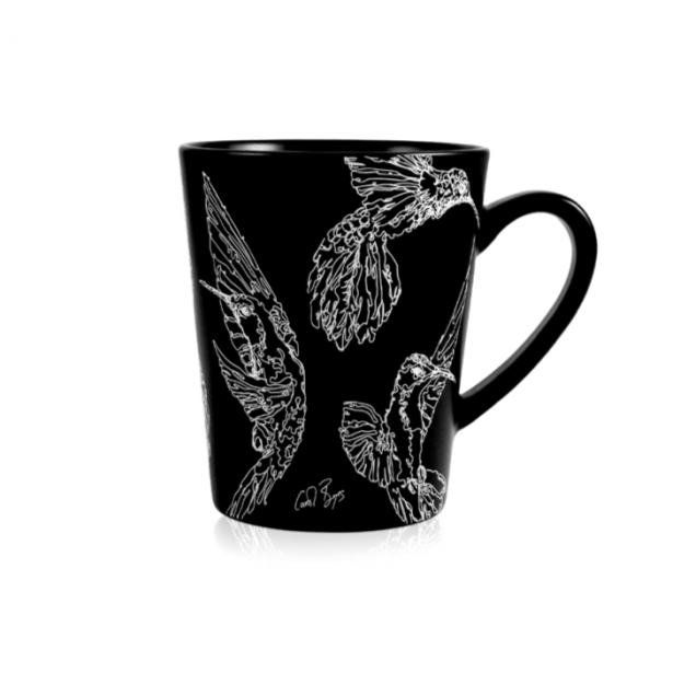 Carrol Boyes MUG Carrol Boyes Mug Sugarbird Black 0P-MG-SBI-BL