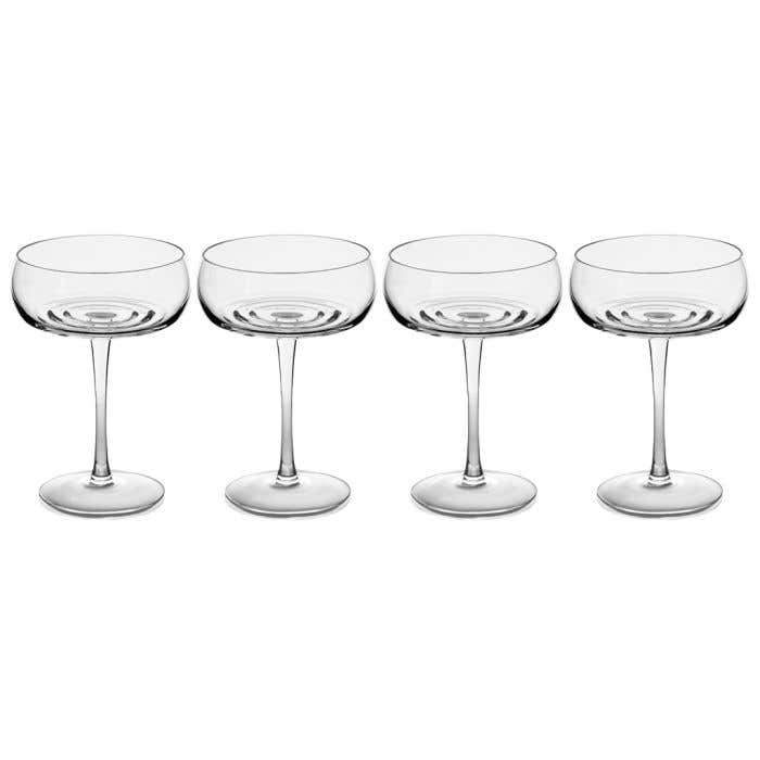 Carrol Boyes Platter Carrol Boyes Ripple Champagne Coupe Set Of 4 (7437222510681)