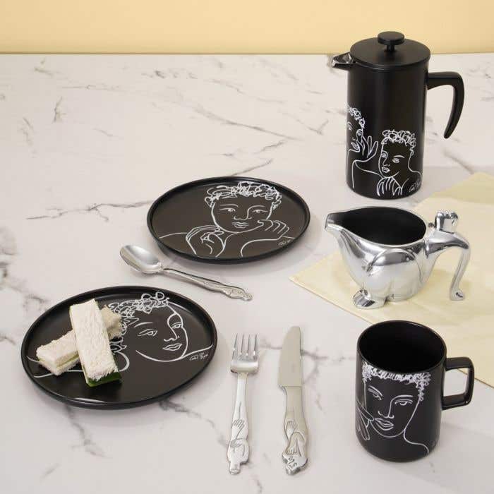 Carrol Boyes Platter Carrol Boyes Sketchbook Black Dinner Plate Set Of 4 (7101159309401)