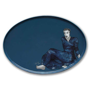 Carrol Boyes Serving Platter Carrol Boyes Indigo Blues Platter Oval 0S-PLO-IGB