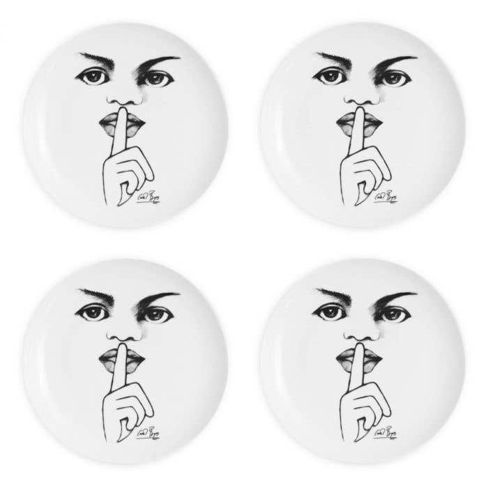 Carrol Boyes Side Plate Carrol Boyes  It's a secret! Side Plate Set Of 4