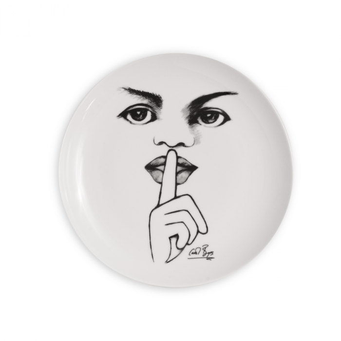 Carrol Boyes Side Plate Carrol Boyes  It's a secret! Side Plate Set Of 4 (7894321496153)