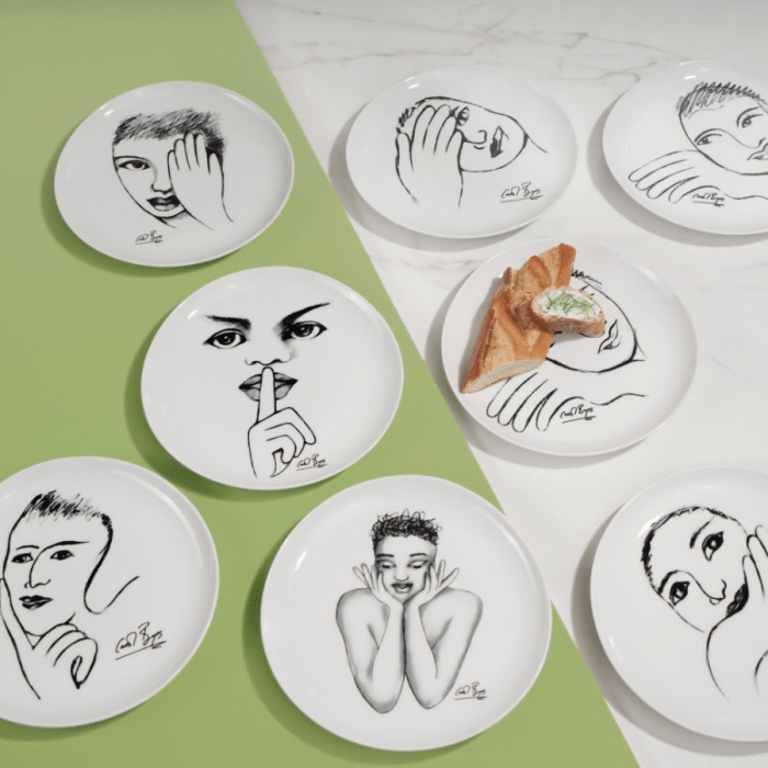 Carrol Boyes Side Plate Carrol Boyes Just A Minute! Side Plate Set Of 4 (7888806740057)