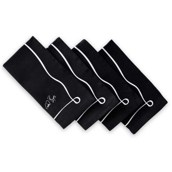 Carrol Boyes Tablecloths Carrol Boyes Well Framed Black Napkin Set of 4 UN-WFR-BL-4