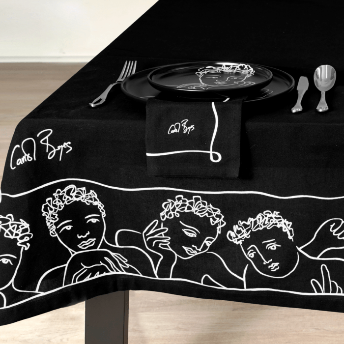 Carrol Boyes Tablecloths Carrol Boyes Well Framed Tablecloth 160 x 240cm UTC-WFR-BL-240