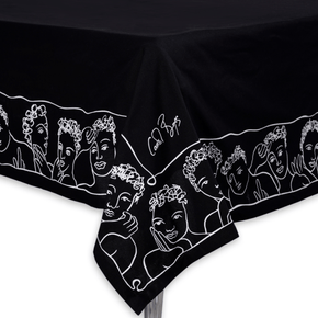 Carrol Boyes Tablecloths Carrol Boyes Well Framed Tablecloth 160 x 240cm UTC-WFR-BL-240