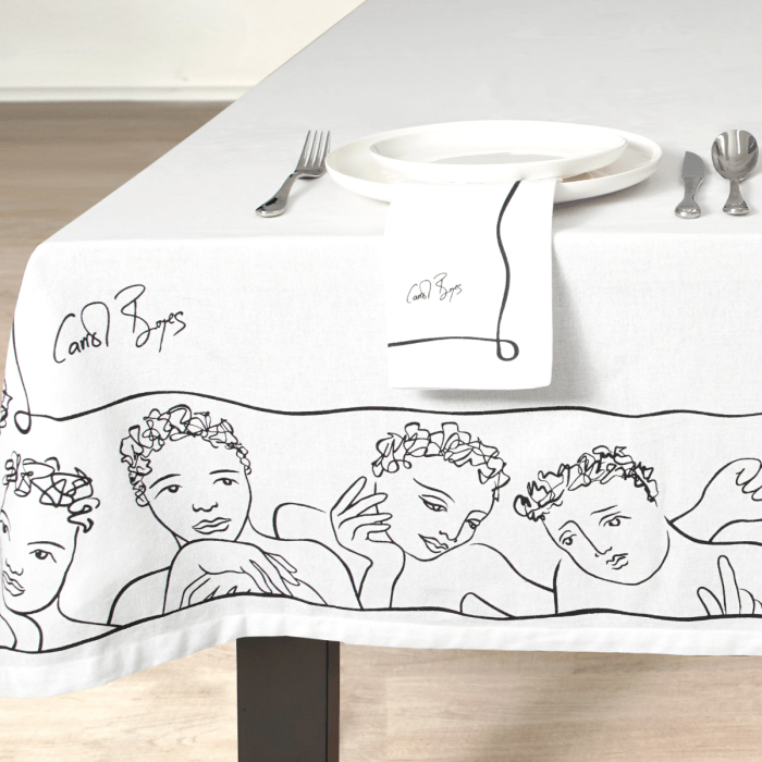 Carrol Boyes Tablecloths Carrol Boyes Well Framed Tablecloth 160 x 240cm UTC-WFR-W-240