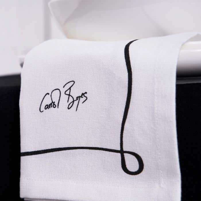 Carrol Boyes Tablecloths Carrol Boyes Well Framed White Napkin Set of 4 UN-WFR-W-4