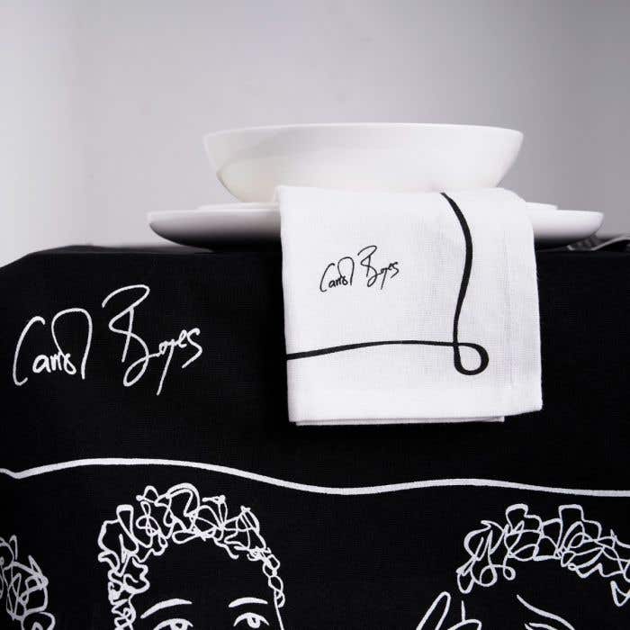 Carrol Boyes Tablecloths Carrol Boyes Well Framed White Napkin Set of 4 UN-WFR-W-4