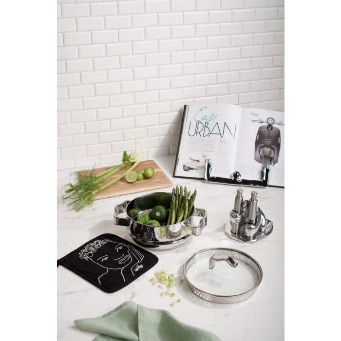 Carrol Boyes Tea Towel Carrol Boyes Pot Holder Knowing UPTH-KNO-BL-W (7437258522713)