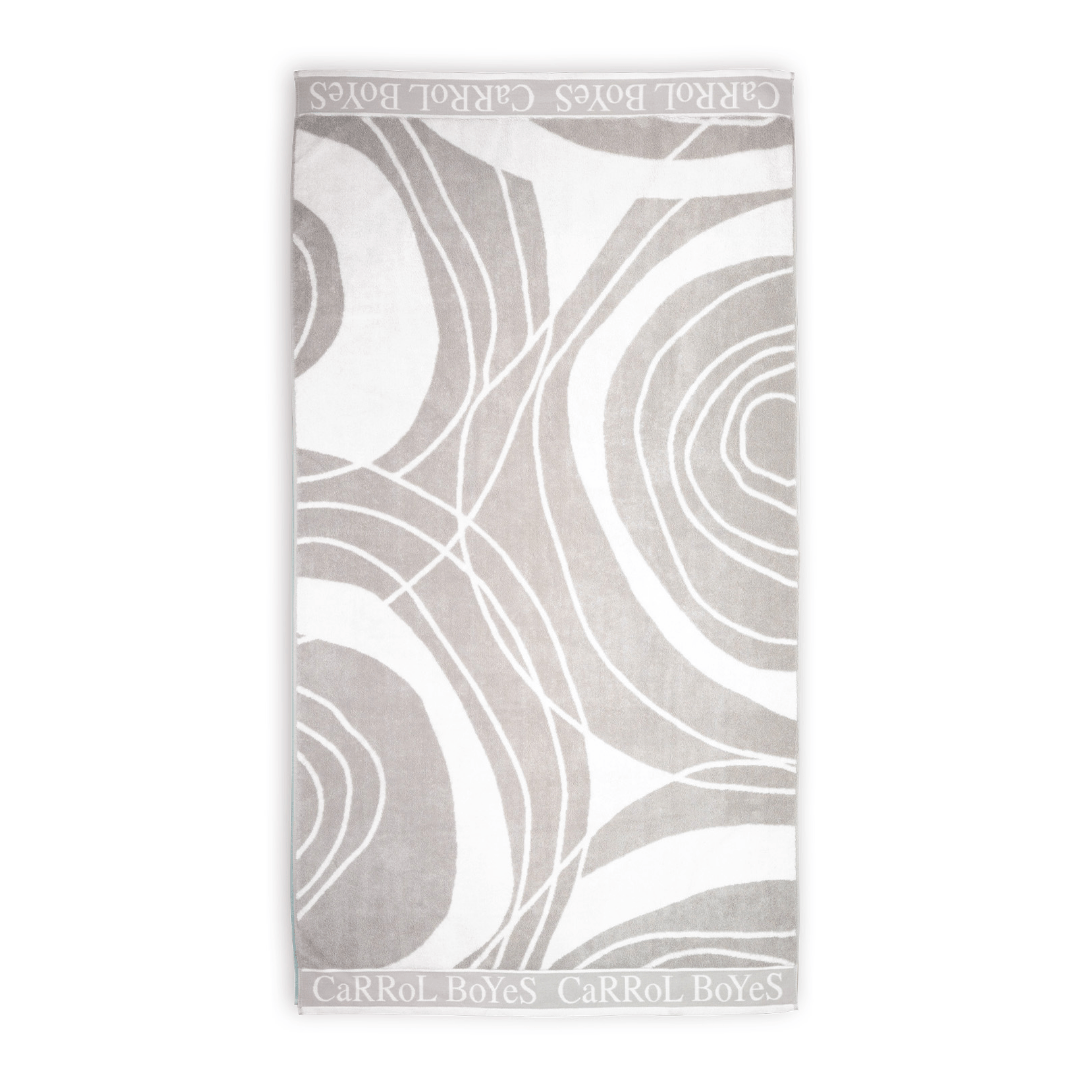 Carrol Boyes TOWEL Carrol Boyes Bath Sheet Oasis Silver UBS-OAS-SIL