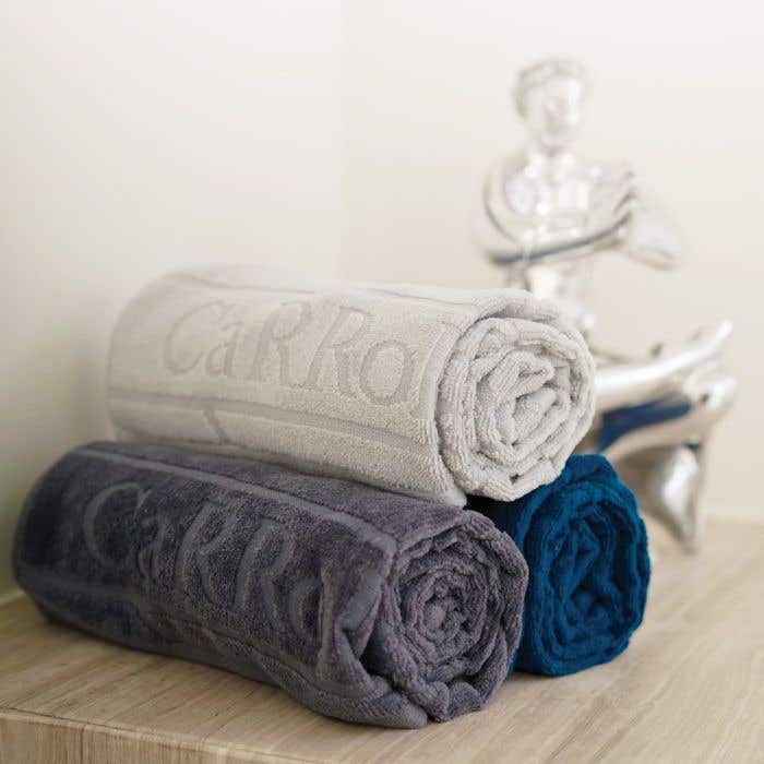 Carrol Boyes TOWEL Carrol Boyes Bath Sheet Serene 160cm x 90cm Charcoal UBS-SRN-CHAR