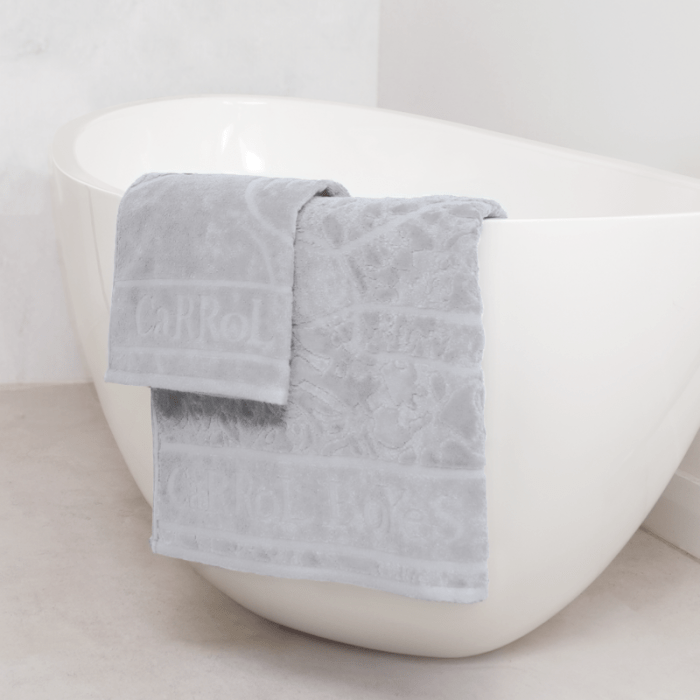 Carrol Boyes TOWEL Carrol Boyes Bath Sheet Serene 160cm x 90cm Light Grey UBS-SRN-LG