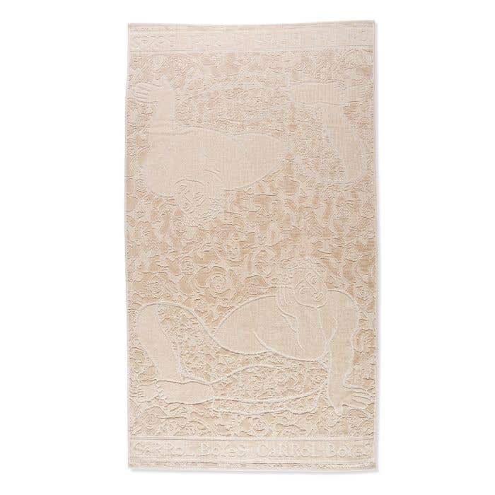 Carrol Boyes TOWEL Carrol Boyes Bath Sheet Serene 160cm x 90cm Taupe UBS-SRN-TAU