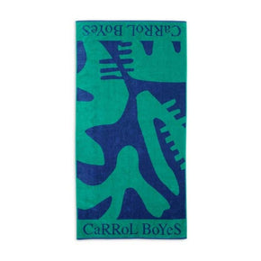 Carrol Boyes TOWEL Carrol Boyes Beach Towel Lacuna Green/Blue UBT-LCN-GR-BU