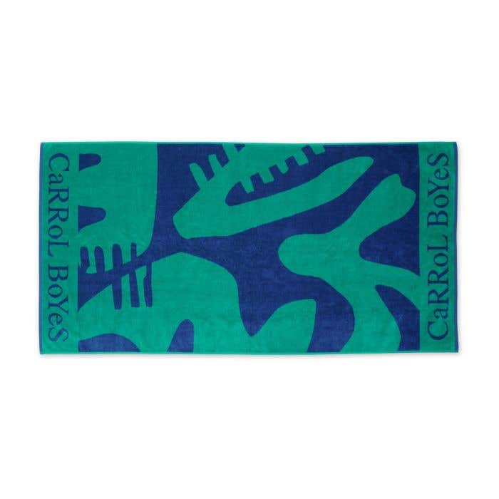 Carrol Boyes TOWEL Carrol Boyes Beach Towel Lacuna Green/Blue UBT-LCN-GR-BU