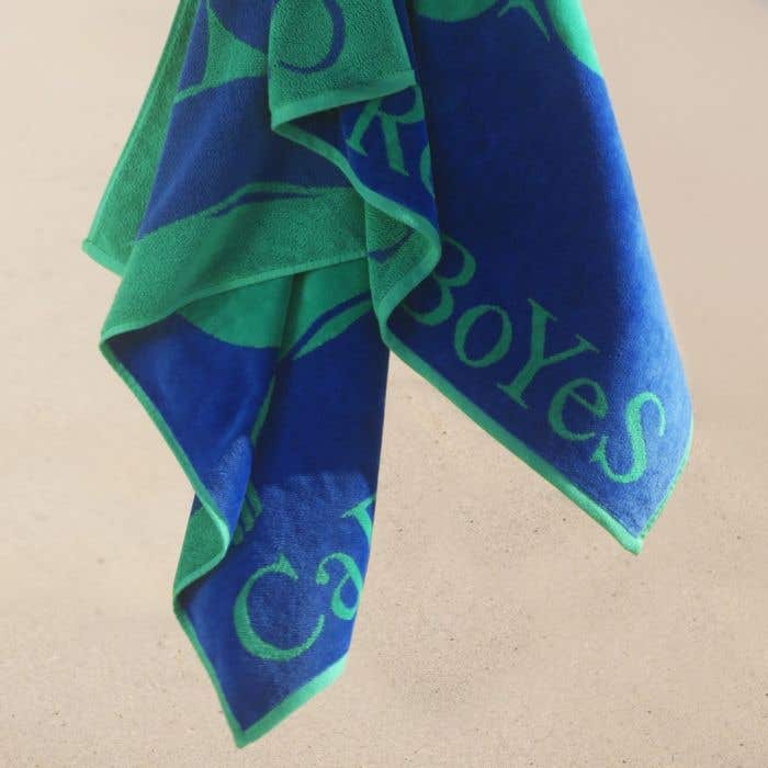 Carrol Boyes TOWEL Carrol Boyes Beach Towel Lazy Days Green/Blue UBT-LZD-GR-BU