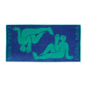 Carrol Boyes TOWEL Carrol Boyes Beach Towel Lazy Days Green/Blue UBT-LZD-GR-BU