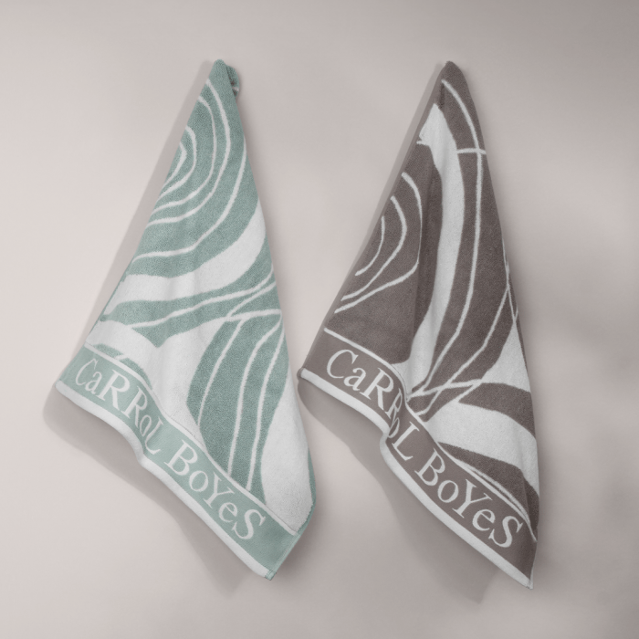 Carrol Boyes TOWEL Carrol Boyes Hand Towel Oasis Blue UHT-OAS-BU