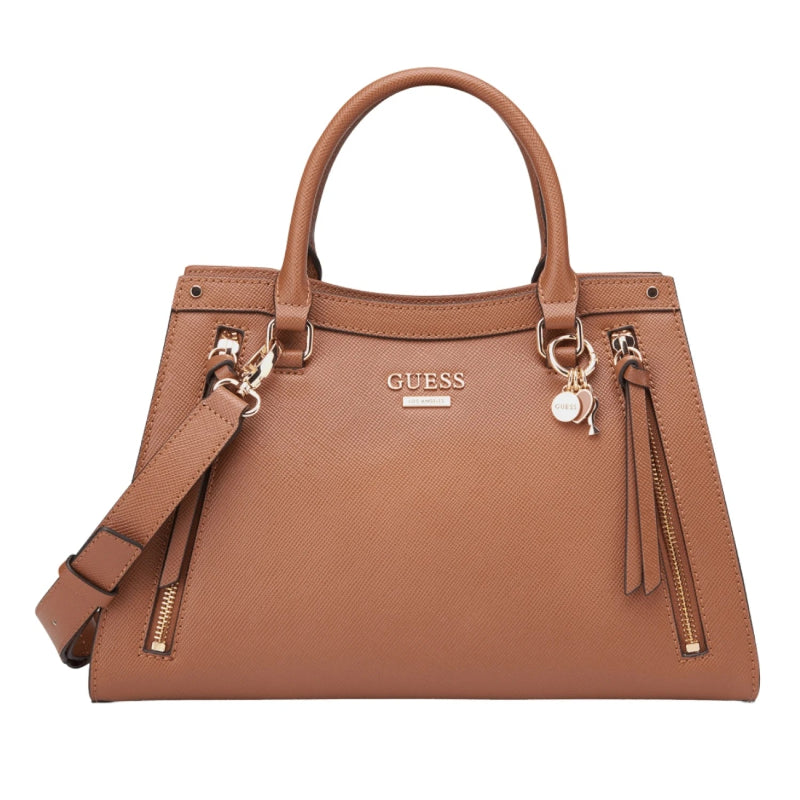 Guess Wrenley Satchel Mahogany EG984407