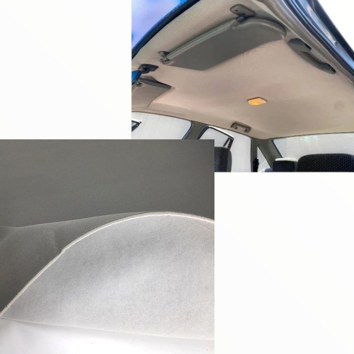 Fabric Car Hood Lining Foam Backed 140 cm