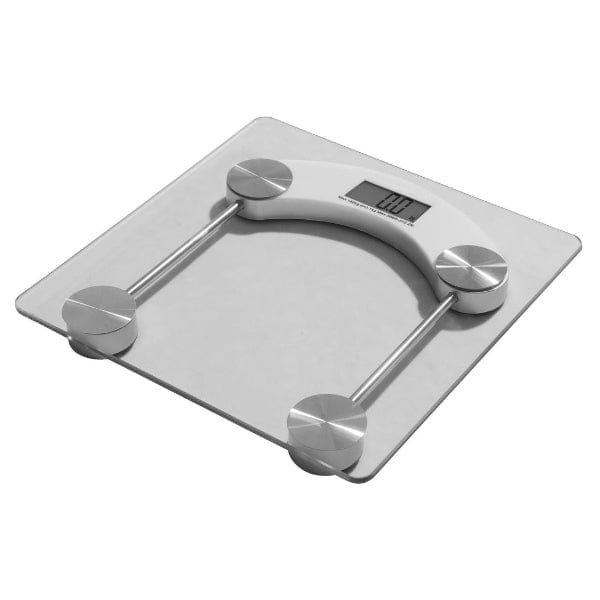 CASA BATHROOM SCALE Casa Electronic Bathroom Body Weight Glass Scale Square Rounded Corners CJGS10