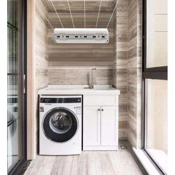 CASA CLOTHES LINE Casa 6 Line Retractable Wall Mounted Clothesline CLRETR (7781828886617)