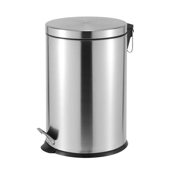 CASA DUST BIN Casa Roma 20L Stainless Steel Pedal Bin Silver KB7035-20LS (7616093945945)