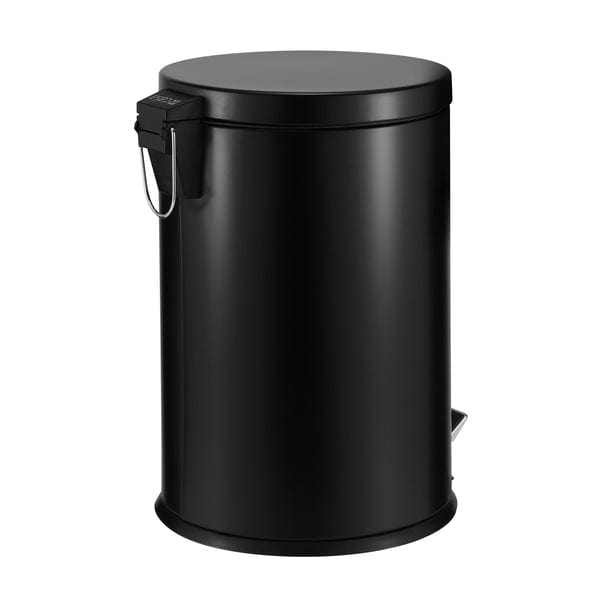 CASA DUST BIN Casa Roma 20L Steel Pedal Bin Black Matte KB7035-20LB (7616070516825)