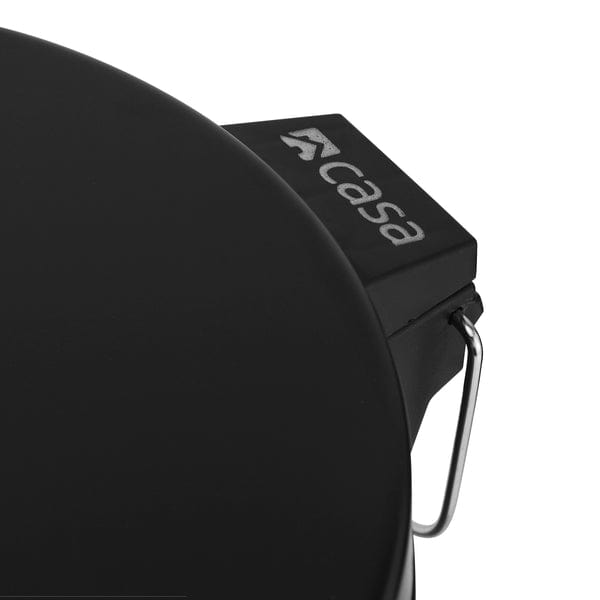 CASA DUST BIN Casa Roma 20L Steel Pedal Bin Black Matte KB7035-20LB (7616070516825)
