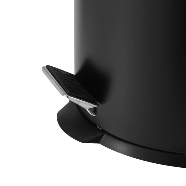 CASA DUST BIN Casa Roma 20L Steel Pedal Bin Black Matte KB7035-20LB (7616070516825)