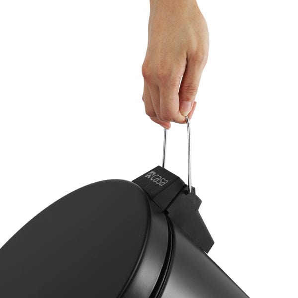 CASA DUST BIN Casa Roma 30L Steel Pedal Bin Black Matte KB7035-30LB (7616105906265)