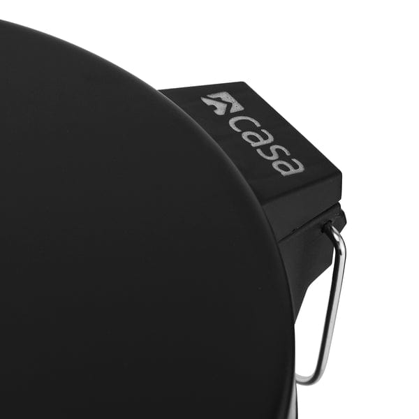 CASA DUST BIN Casa Roma 30L Steel Pedal Bin Black Matte KB7035-30LB (7616105906265)