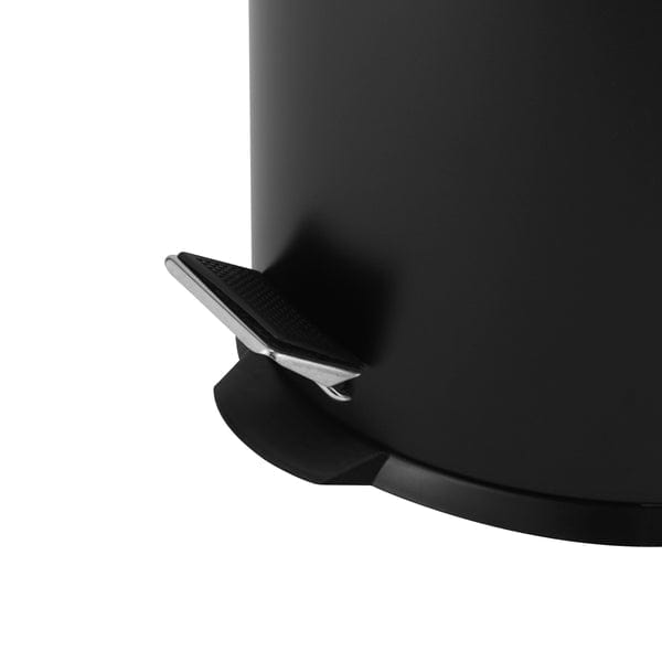 CASA DUST BIN Casa Roma 30L Steel Pedal Bin Black Matte KB7035-30LB (7616105906265)