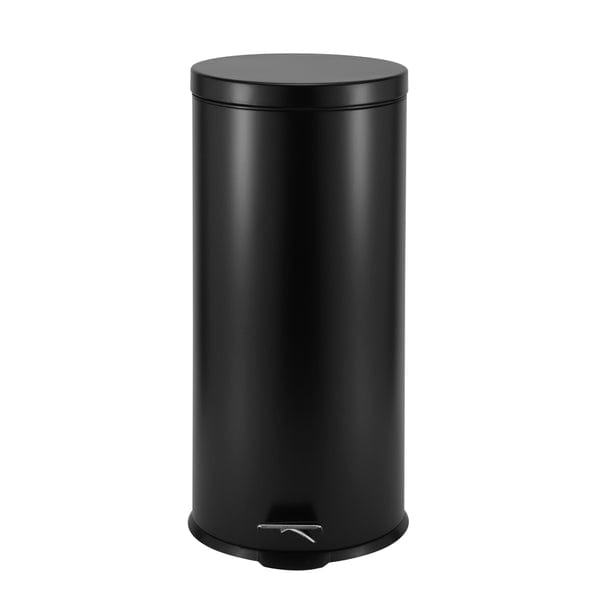 CASA DUST BIN Casa Roma 30L Steel Pedal Bin Black Matte KB7035-30LB (7616105906265)
