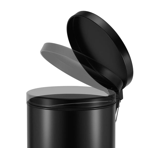 CASA DUST BIN Casa Roma 30L Steel Pedal Bin Black Matte KB7035-30LB (7616105906265)