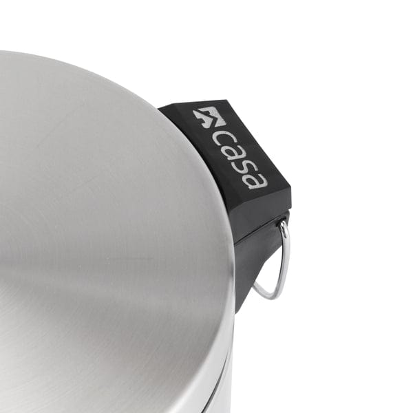 CASA DUST BIN Casa Roma 5L Stainless Steel Pedal Bin Silver KB7035-5LS (7616169836633)