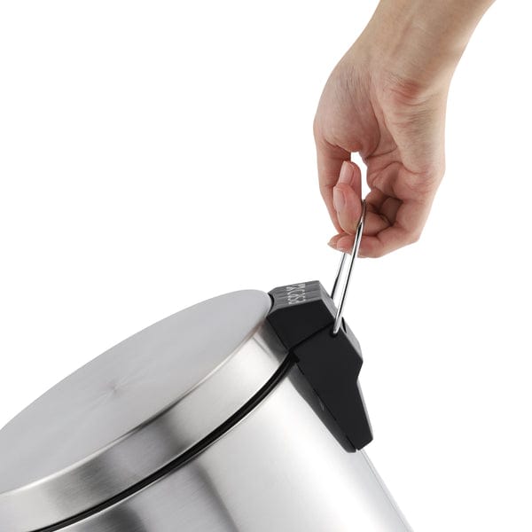 CASA DUST BIN Casa Roma 5L Stainless Steel Pedal Bin Silver KB7035-5LS (7616169836633)