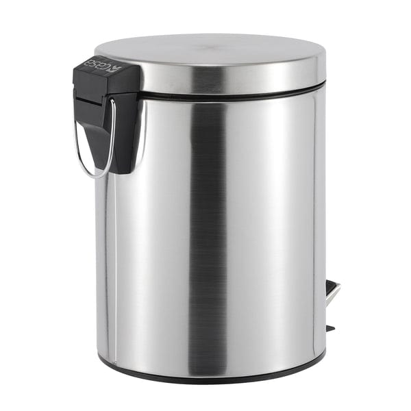 CASA DUST BIN Casa Roma 5L Stainless Steel Pedal Bin Silver KB7035-5LS (7616169836633)