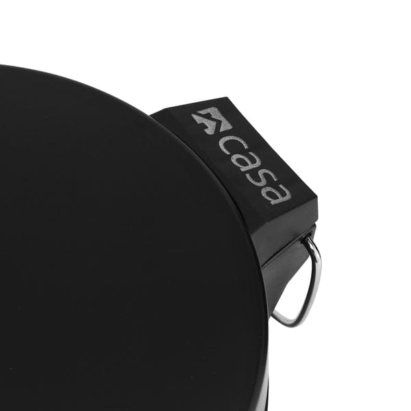 CASA DUST BIN Casa Roma 5L Steel Pedal Bin Black Matte KB7035-5LB (7616135463001)