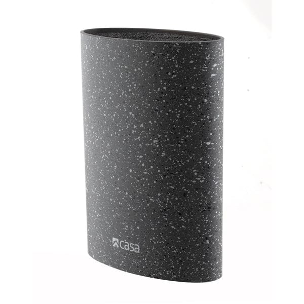 CASA Knife Block Casa Marble Firenze Knife & Block Grey 5 Piece CAKBS21