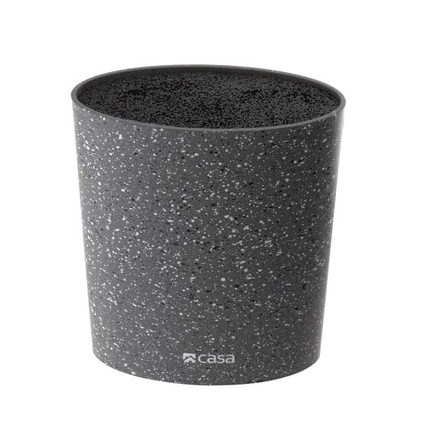 CASA Knife Block Casa Marble Firenze Knife & Block Grey 5 Piece CAKBS21